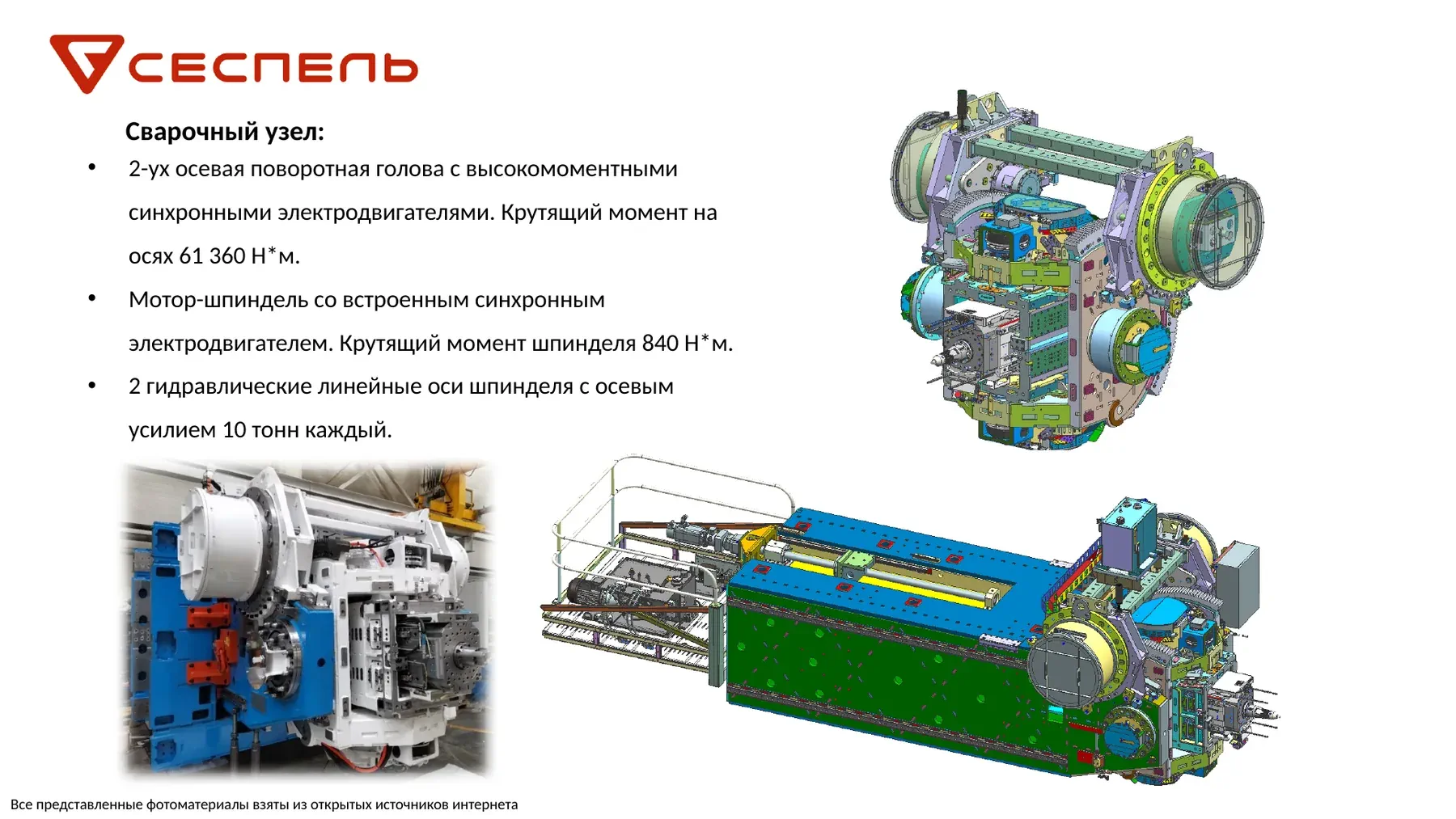 FSW machine welding unit